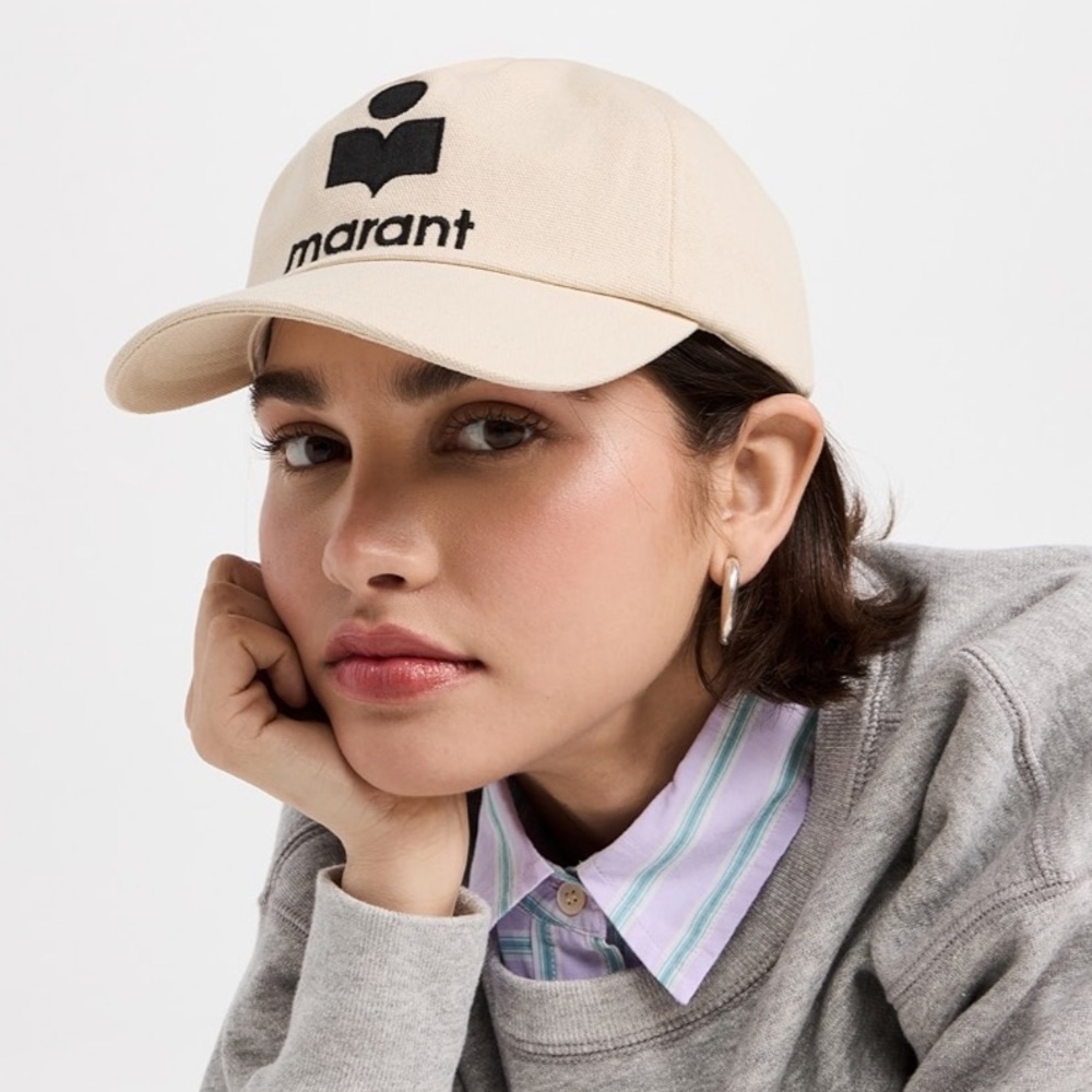 Isabel Marant Casquette Tyrony cap with embroided logo
